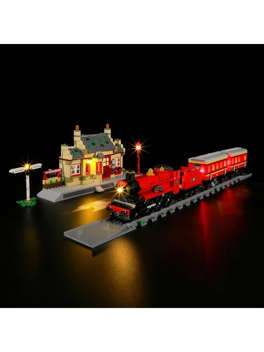 LED Lighting Kit for Hogwarts Express Train Set - Compatible with Harry Potter